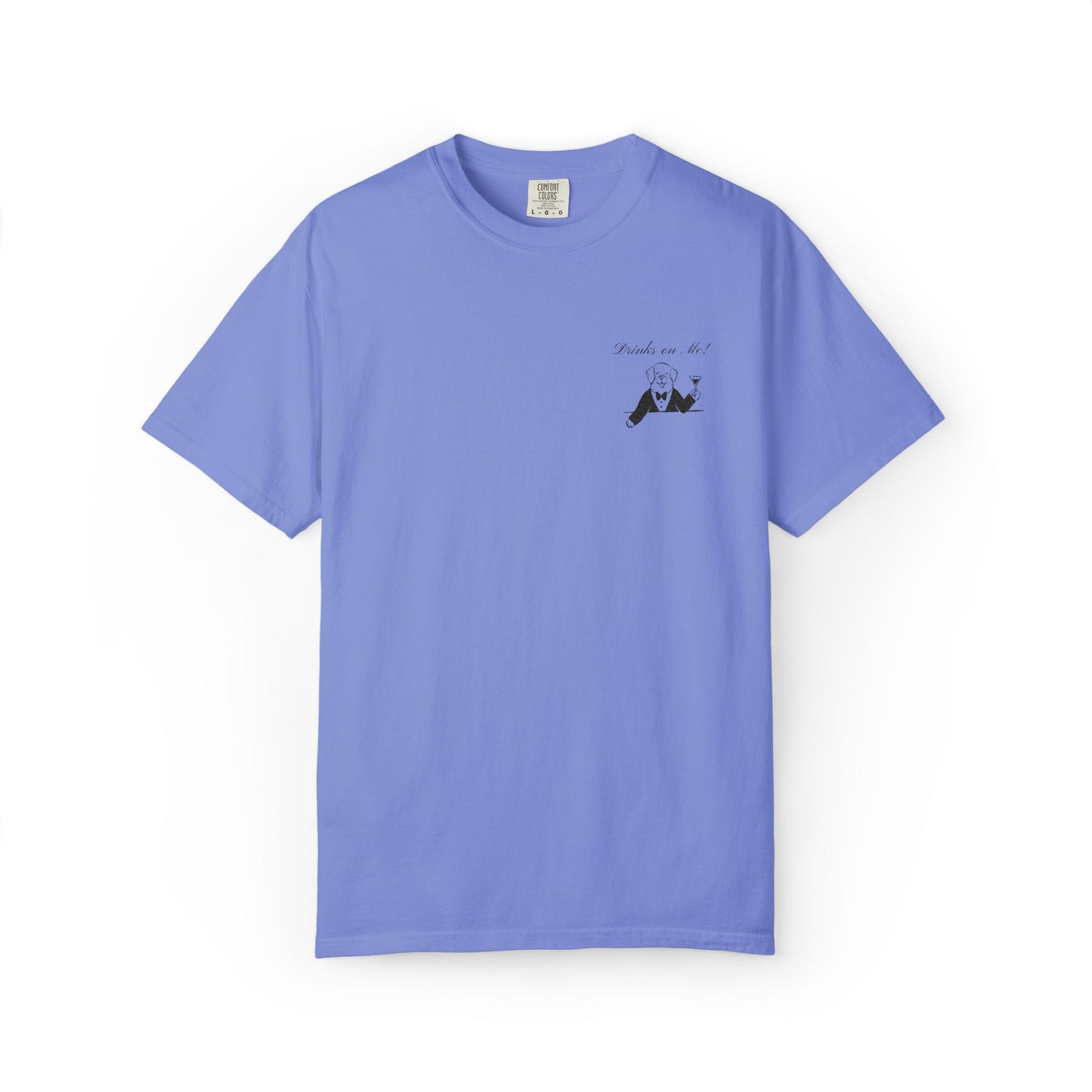 Drinks On Me Wedding Shirt, Funny Dog Bride Tee, Cocktail Hour Bridal Shirt, Cute Puppy Wedding Tee, Bachelorette Shirt