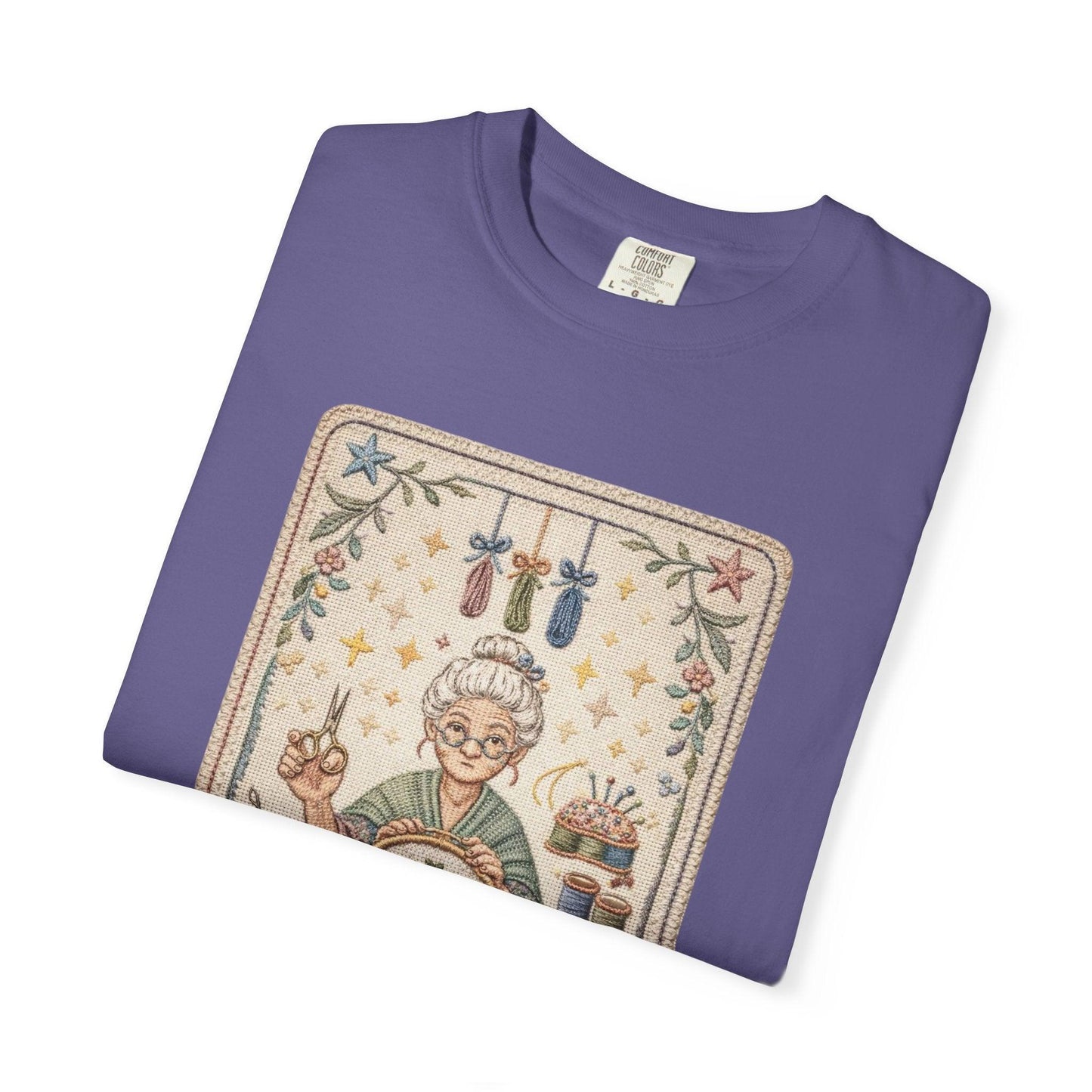 Grandma Hobbies Shirt, Vintage Cross Stitch Tee, Sewing Gift for Her, Embroidery Lover Shirt, Cottagecore Aesthetic