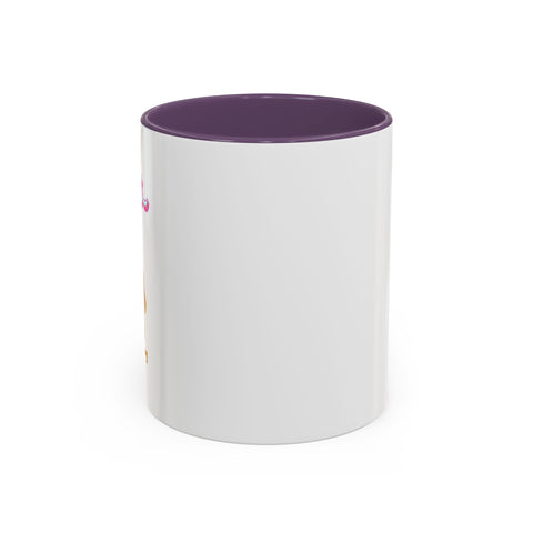 'Aquarius' Zodiac Accent Coffee Mug