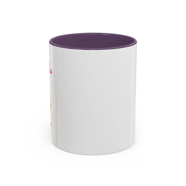 'Aquarius' Zodiac Accent Coffee Mug