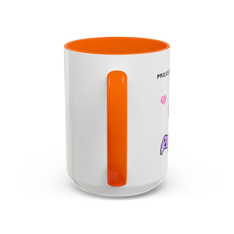 'Press Start To Slay' Accent Coffee Mug