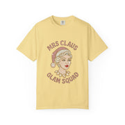 Mrs Claus Glam Squad T-Shirt | Retro Pinup Santa Lady Holiday Tee