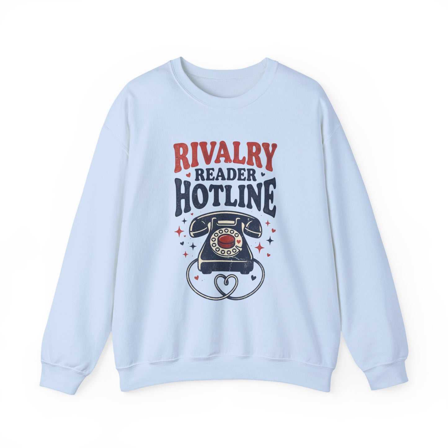 Rivalry Reader Hotline Sweatshirt, Hockey Romance Booktok Crewneck, Sports Romance Reader Pullover