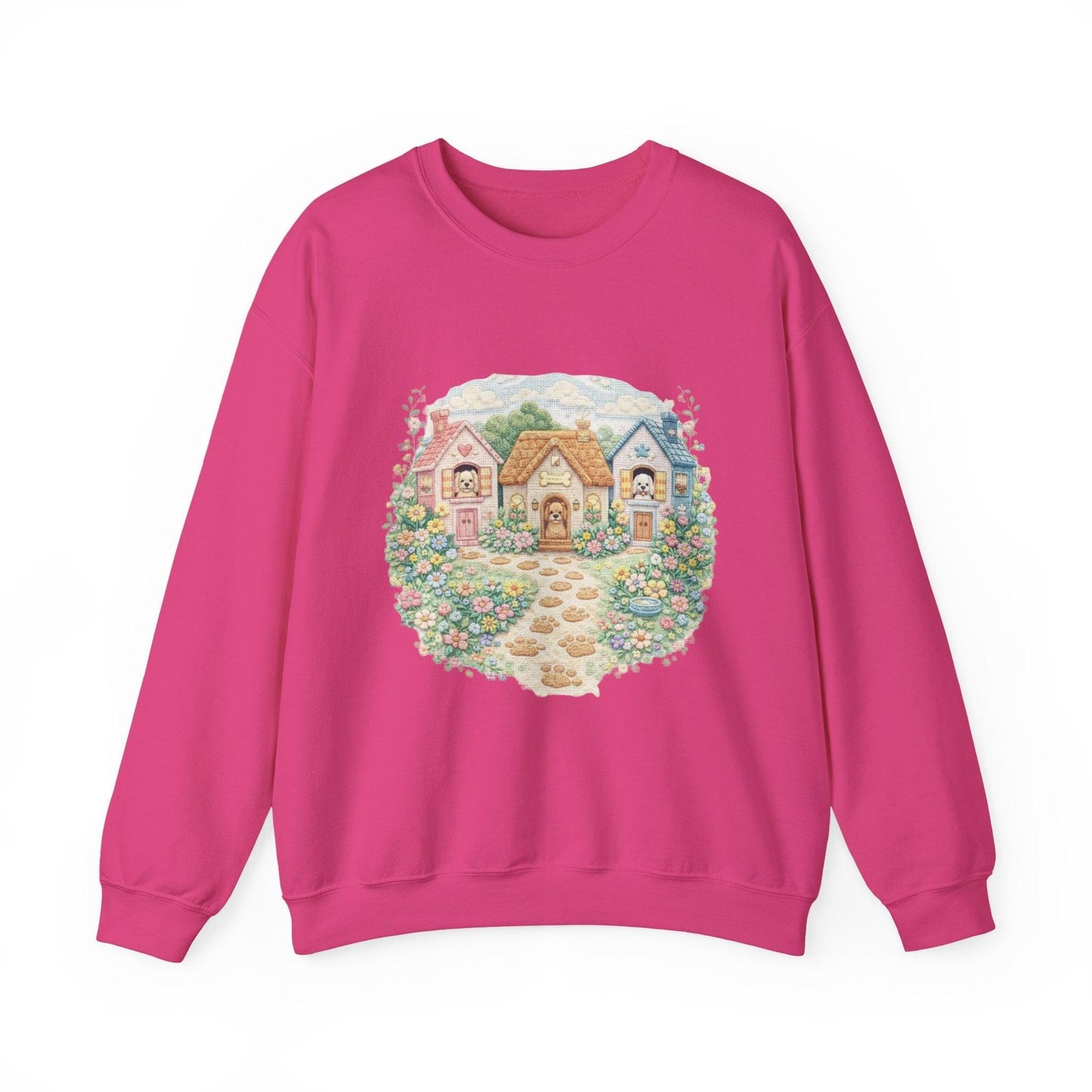Cottagecore Sweatshirt, Floral Garden Cottage Crewneck, Cozy Vintage Pastel House Shirt