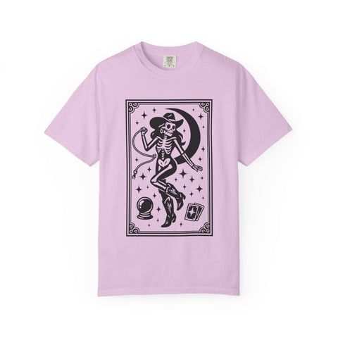 Cowgirl Skeleton Tarot Card Unisex T-Shirt