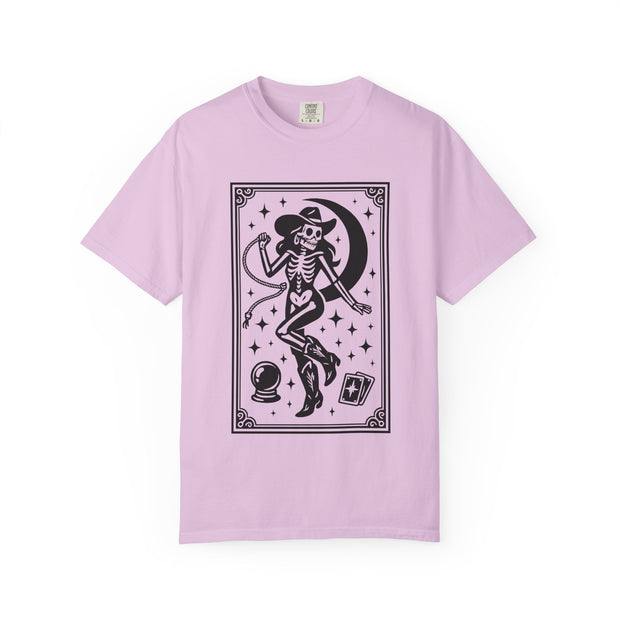 Cowgirl Skeleton Tarot Card Unisex T-Shirt