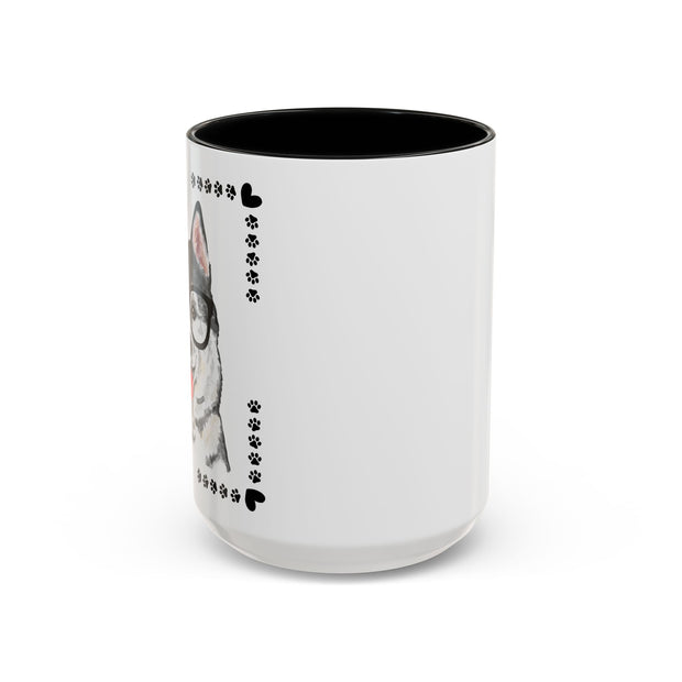 Geeky Good Siberian Husky Accent Coffee Mug