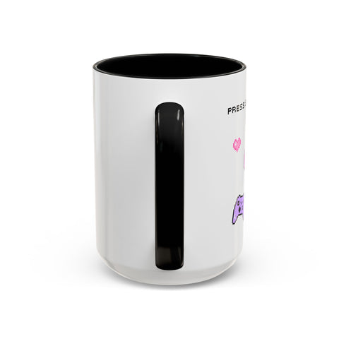 'Press Start To Slay' Accent Coffee Mug