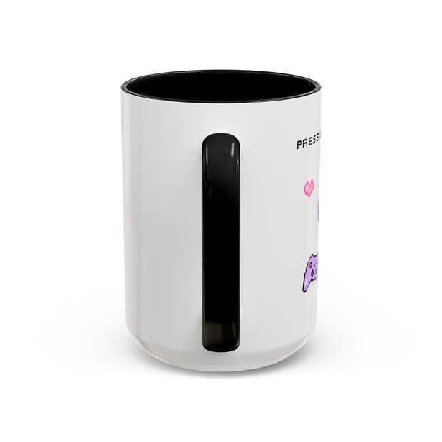 'Press Start To Slay' Accent Coffee Mug