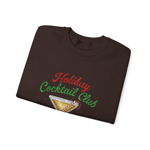 Holiday Cocktail Club Sweatshirt | Lets Get Jolly Christmas Sweatshirt