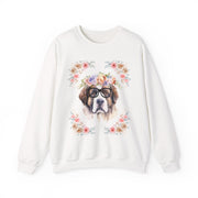 Geeky Goddess Saint Bernard Unisex Crewneck Sweatshirt