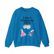 'I Am A Woman In STEM' Scientist Unisex Crewneck Sweatshirt
