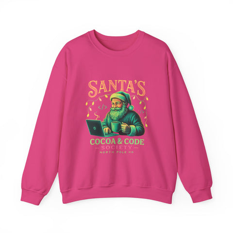 Santa's Cocoa & Code Society Crewneck Sweatshirt, Unisex Holiday Sweatshirt, Christmas Gift Sweatshirt, Cozy Winter Apparel, Festive [...]