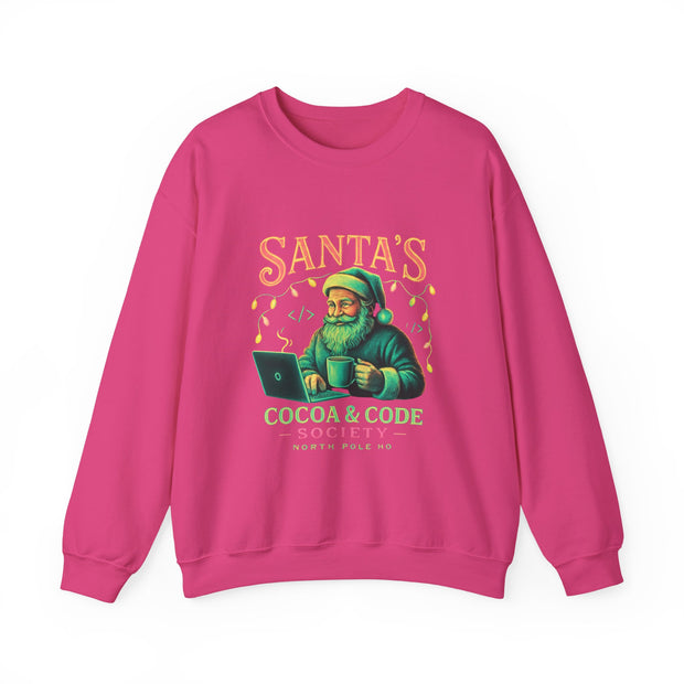 Santa's Cocoa & Code Society Crewneck Sweatshirt, Unisex Holiday Sweatshirt, Christmas Gift Sweatshirt, Cozy Winter Apparel, Festive [...]