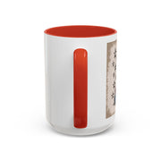 Cat and Book Lover's Accent Coffee Mug