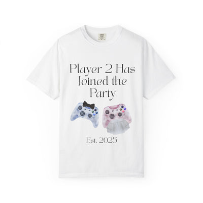 'Player 2 Has Joined The Party' 'Est. 2025' Unisex T-shirt