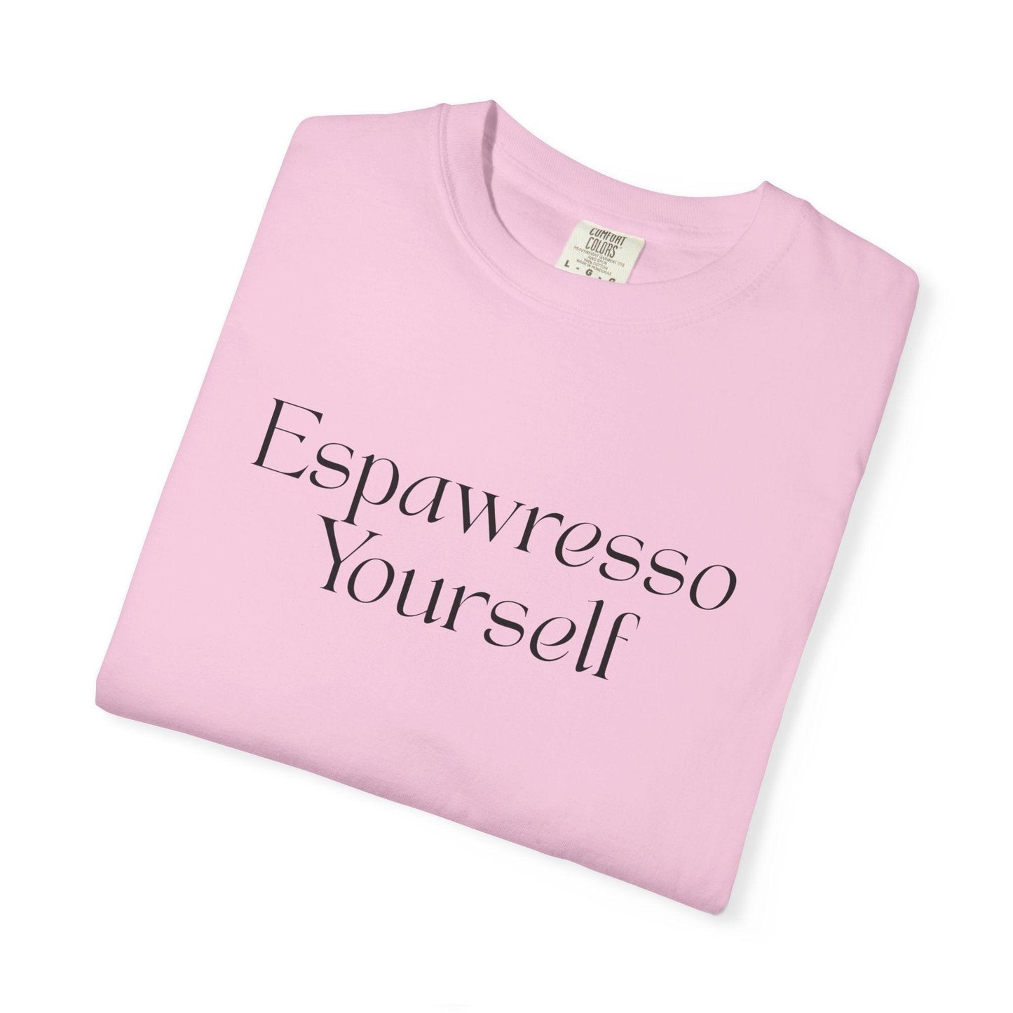 'Espawresso Yourself' Golden Retriever Unisex T-Shirt