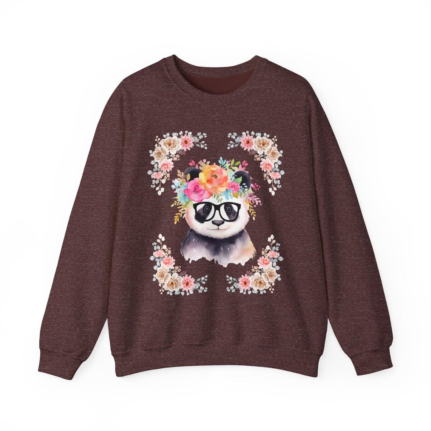 Geeky Goddess Panda Unisex Crewneck Sweatshirt