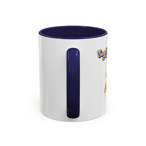 'Sagittarius' Zodiac Accent Coffee Mug