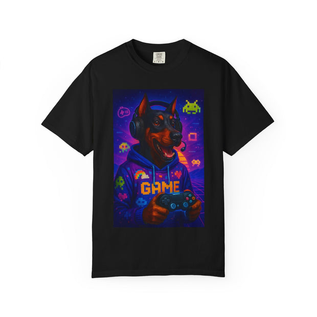 Game On Doberman Unisex T-Shirt