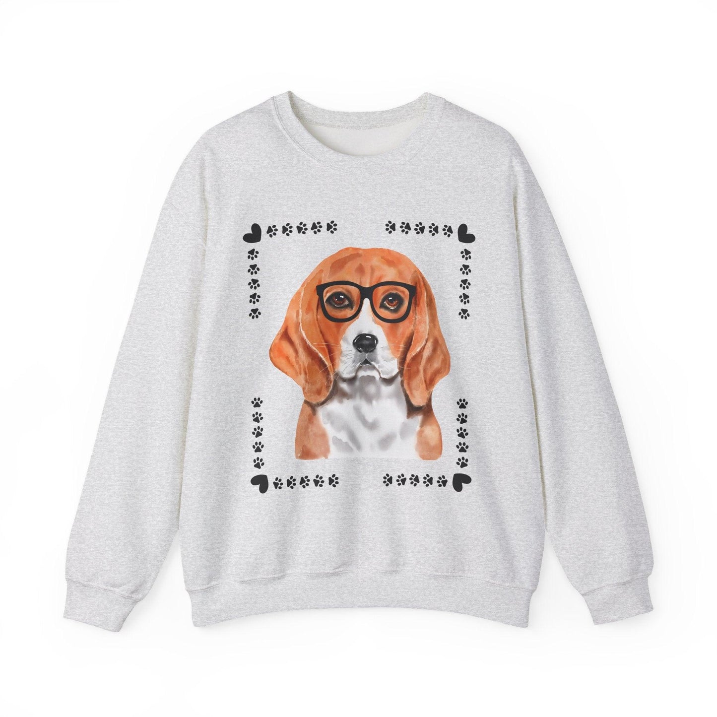 Geeky Good Beagle Unisex Crewneck Sweatshirt