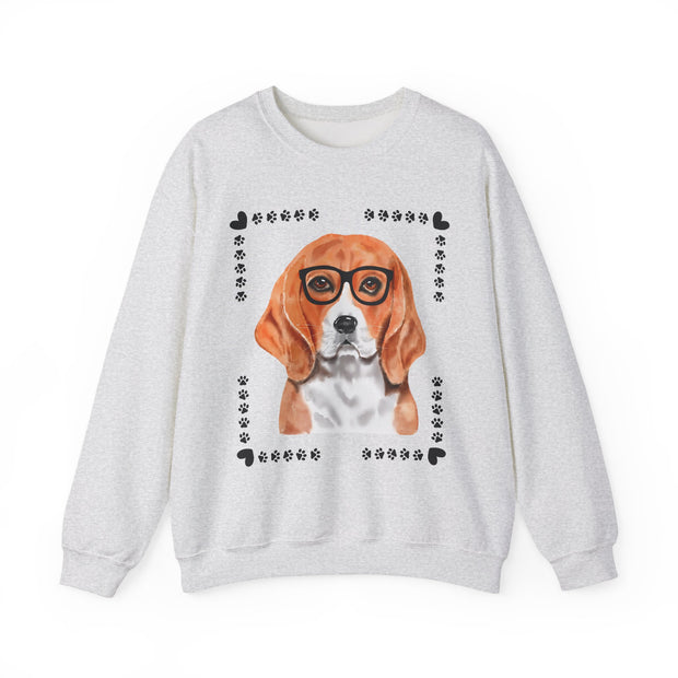 Geeky Good Beagle Unisex Crewneck Sweatshirt