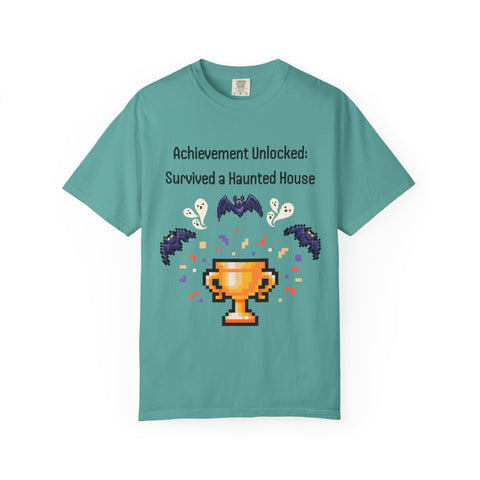'Achievement Unlocked Haunted House' Unisex T-Shirt