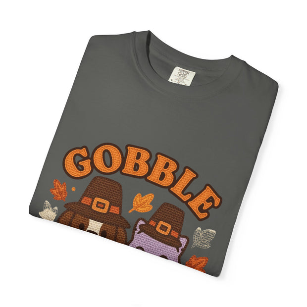 Thanksgiving Gobble Squad T-shirt, Unisex Tee for Pet Lovers, Fall Apparel, Thanksgiving Celebration, Cute Animal Shirt, Seasonal Gift