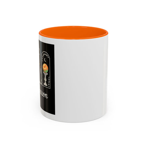 Spooky Season Yorkie Accent Coffee Mug