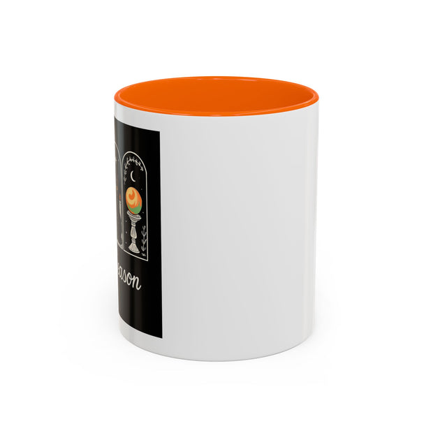 Spooky Season Yorkie Accent Coffee Mug