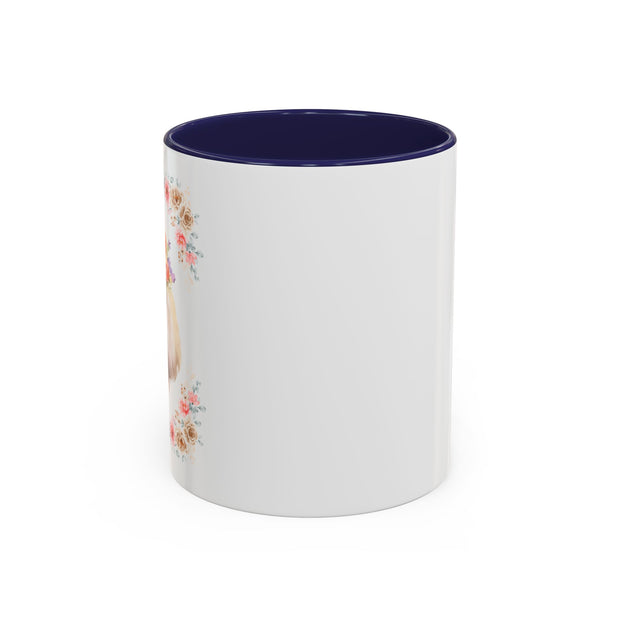 Geeky Goddess French Poodle Accent Coffee Mug
