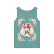 Geeky Goddess French Poodle Unisex Tank Top