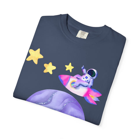 Astronaut Taking Off In Space Unisex T-Shirt