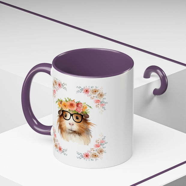 Geeky Goddess Guinea Pig Accent Coffee Mug