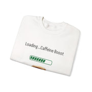 'Loading...Caffeine Boost' Unisex Crewneck Sweatshirt