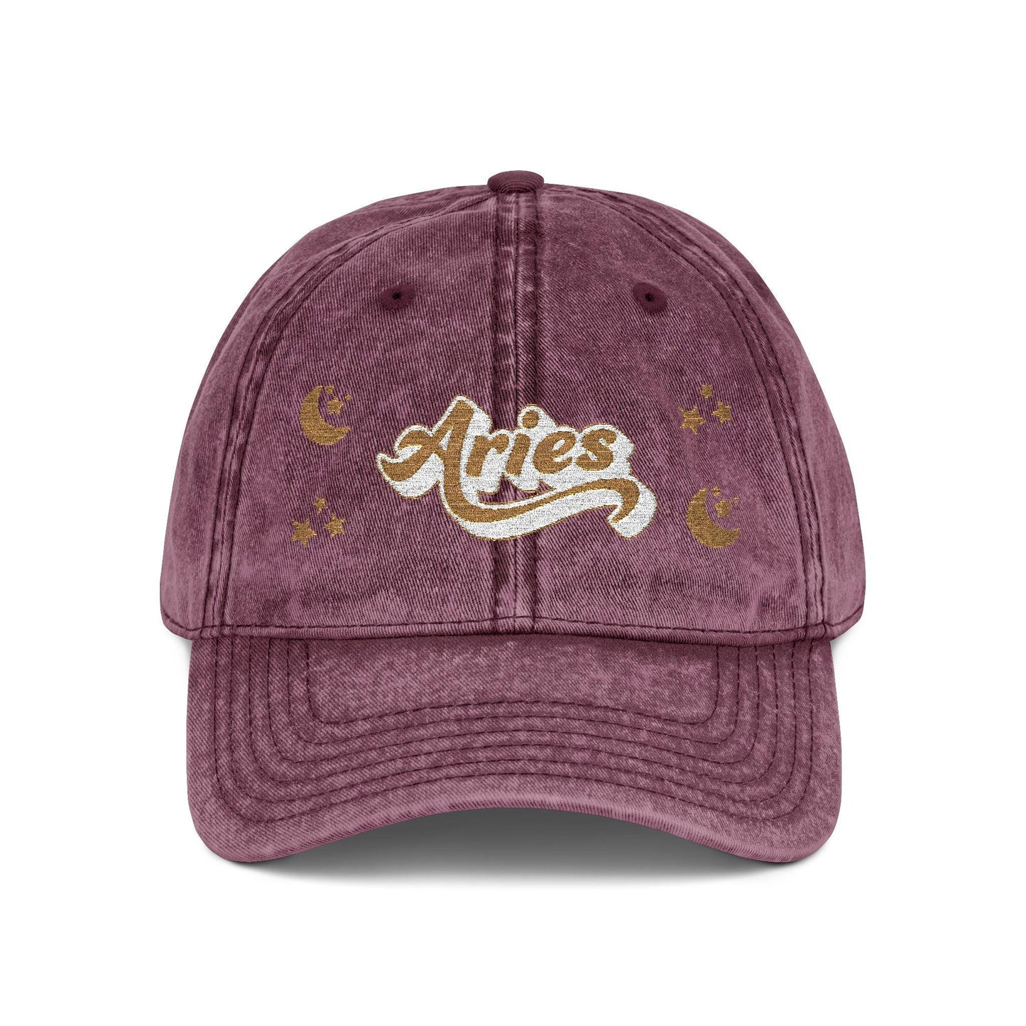 'Aries' Vintage Embroidered Cap