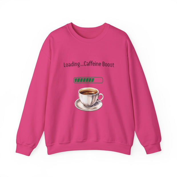 'Loading...Caffeine Boost' Unisex Crewneck Sweatshirt