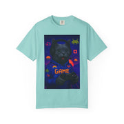 Game On Dark Gray Cat T-shirt