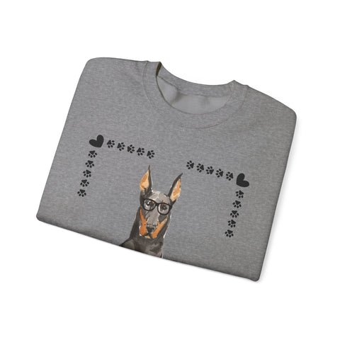 Geeky Good Doberman Unisex Crewneck Sweatshirt