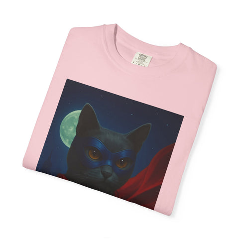 Superhero Dark Gray Cat Unisex T-shirt