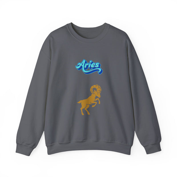 'Aries' Zodiac Unisex Crewneck Sweatshirt