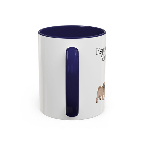 'Espawresso Yourself' Pug Accent Coffee Mug