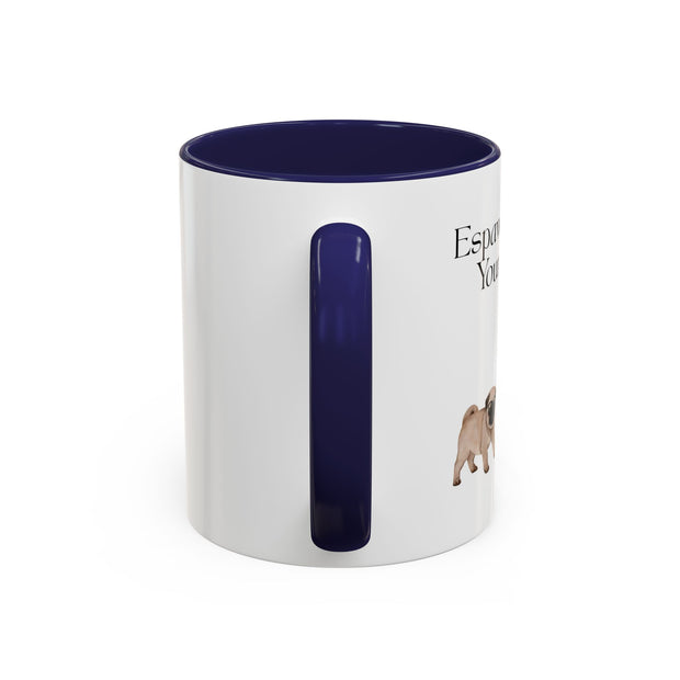 'Espawresso Yourself' Pug Accent Coffee Mug