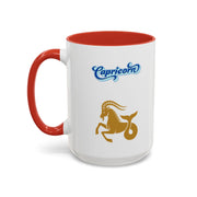 'Capricorn' Zodiac Accent Coffee Mug