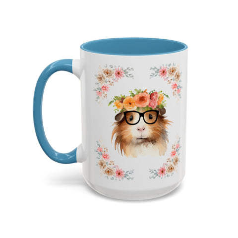 Geeky Goddess Guinea Pig Accent Coffee Mug
