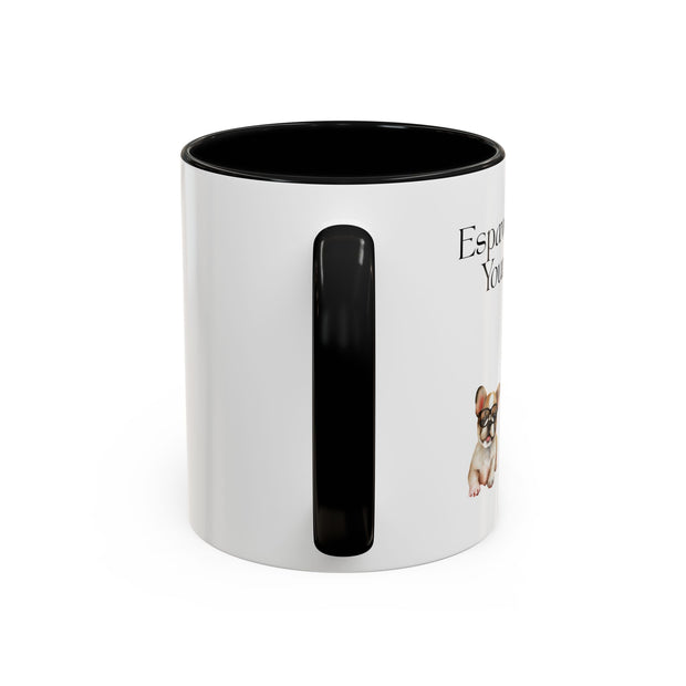 'Espawresso Yourself' French Bulldog Accent Coffee Mug