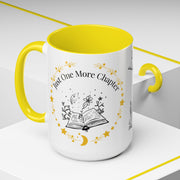 'Just One More Chapter' Accent Coffee Mug