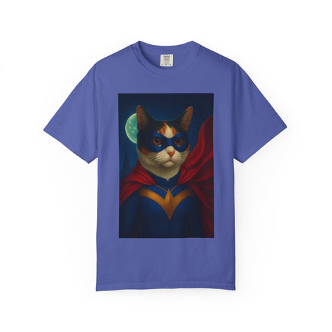 Superhero Tri-Colored Cat Unisex T-shirt