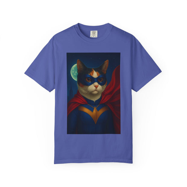 Superhero Tri-Colored Cat Unisex T-shirt