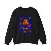 Gamer Guinea Pig Sweatshirt, Cute Animal Gift, Fun Video Game Apparel, Casual Wear, Unisex Crewneck